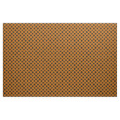 Orange und Black Gingham Prüfmuster Stoff (Fat Quarter (45,7 x 55,9 cm))