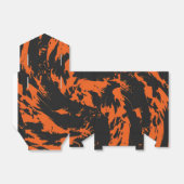 Orange und Black Graffiti Spritzer Geschenkschachtel (Ungefaltet)