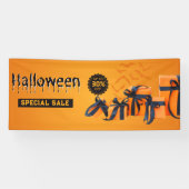 Orange- und Black Halloween-Werbeaktion Banner (Horizontal)