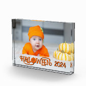 Orange und Black Happy Halloween Foto (Rechts)