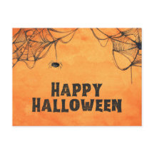 Orange und Black Happy Halloween