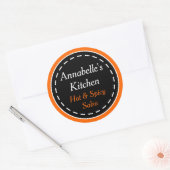 Orange und Black Kitween Stickers (Umschlag)