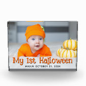 Orange und Black My 1 Halloween Foto (Vorderseite)