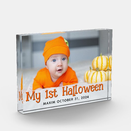 Orange und Black My 1 Halloween Foto (Links)