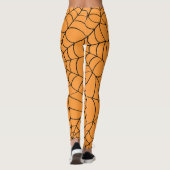 Orange- und Black-Spione-Leggings Leggings (Rückseite)