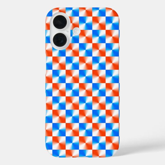 Orange und Blau Case-Mate iPhone Hülle (Rückseite)