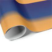Orange und Blau Geschenkpapier (Rolleneckpunkt)