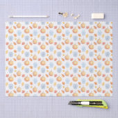 Orange und Blau, Herbstlaube mit Pumpkins Seidenpapier (Handwerk)