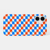 Orange und Blau iPhone 16 Hülle (Rückseite (Horizontal))