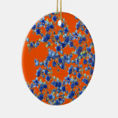 orange und blau keramik ornament (Rechts)