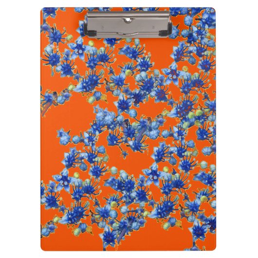 orange und blau klemmbrett (Vorderseite)
