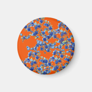 orange und blau magnet