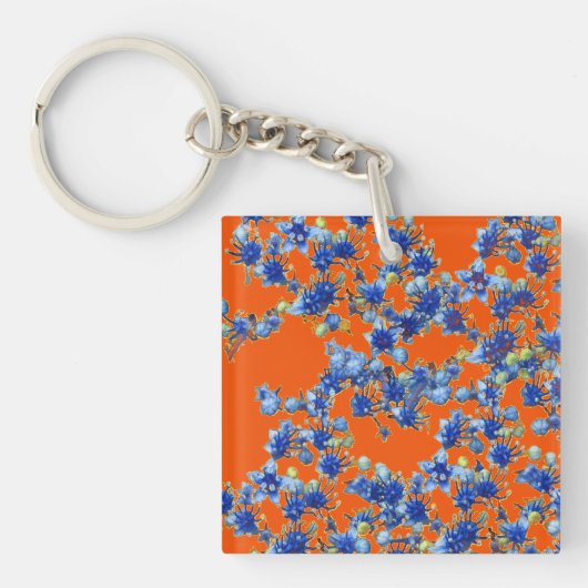 orange und blau schlüsselanhänger (Vorderseite)