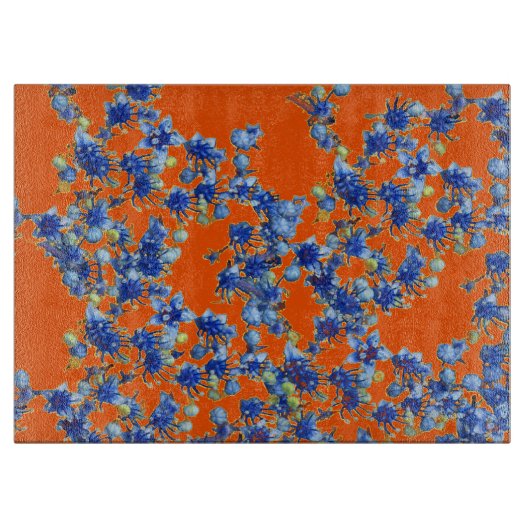 orange und blau schneidebrett (Vorderseite)