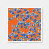 orange und blau serviette (Vorderseite)
