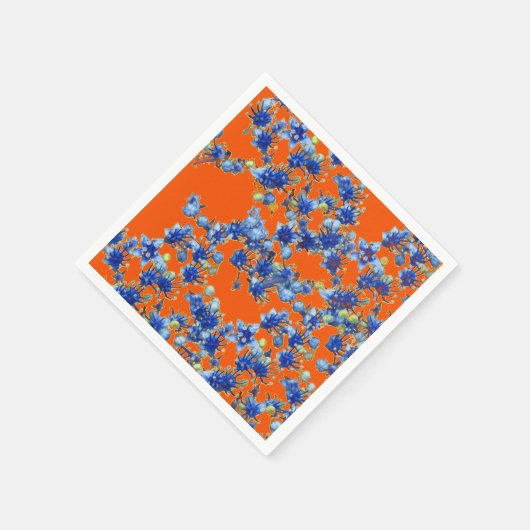 orange und blau serviette (Ecke)