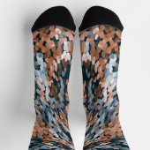 Orange und Blau Socken (Oben)