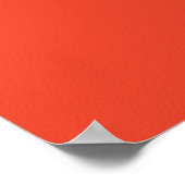 Orange und blaue küssende Lippen Poster (Ecke)