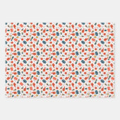 Orange und Blue Basketball Geschenkpapier Set (Vorderseite 3)