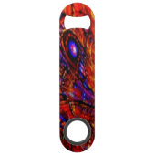 Orange und Blue Flasche Opener Speed Flaschenöffner (Vorderseite)