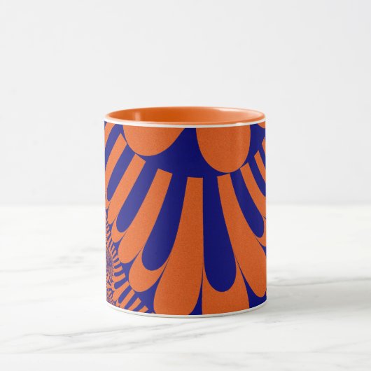 Orange und Blue Loop Tasse (Zentrum)