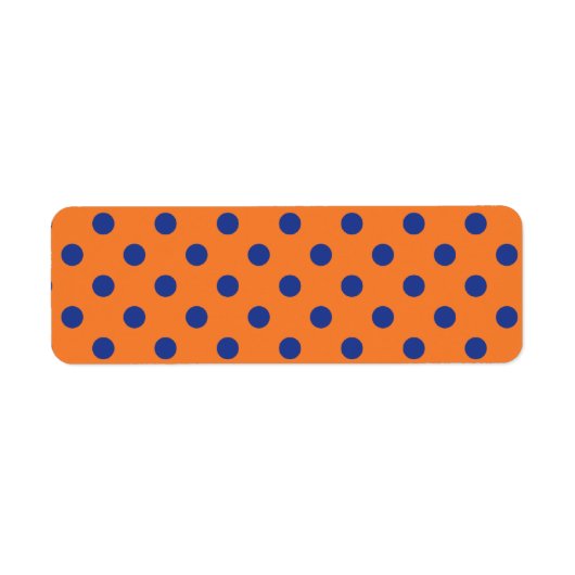 Orange und Blue Polka Dots (Vorne)