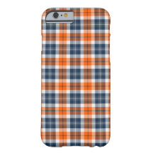 Orange und Blue Sporty Kariert