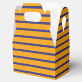 Orange und Blue Stripte Geschenkschachtel (Geöffnet)