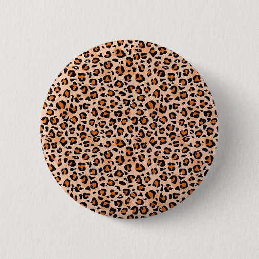 Orange- und Brauntigerdruck Button (Vorderseite)