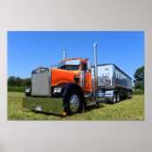 Orange und Chrome Poster (Vorne)