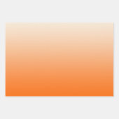 Orange- und Creme-Trendy- und Elegant-Gradient Geschenkpapier Set (Vorderseite 3)