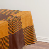 Orange und dunkelrot kariert tischdecke (Beispiel)