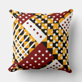 Orange und dunkelrot kissen