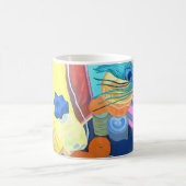 Orange und Feather Kaffeetasse (Mittel)