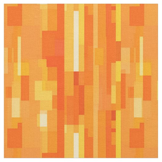 Orange und Gelb Abstrakt Stoff (Nahaufnahme)