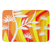 Orange und Gelb Badematte (Vorderseite)