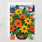 orange und gelb einladung (Vorne/Hinten)