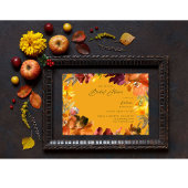 Orange und Gelb Gelbfärbung Brautparty 2G Einladung