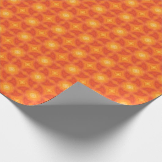 Orange und Gelb Geschenkpapier (Ecke)