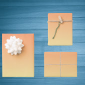 Orange und Gelb Geschenkpapier Set