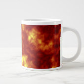 Orange und Gelb Jumbo-Tasse (Rechts)