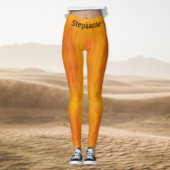 Orange und Gelb Leggings