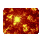 Orange und Gelb Magnet (Horizontal)