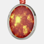 Orange und Gelb Ornament Aus Metall (Links)