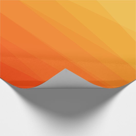 orange und gelb polygonal geschenkpapier (Ecke)