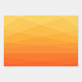 Orange und Gelb Polygonal Geschenkpapier Set (Vorderseite 2)