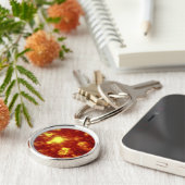 Orange und Gelb Schlüsselanhänger (Seite)