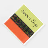 orange und gelb serviette (Ecke)