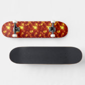 Orange und Gelb Skateboard (Horizontal)