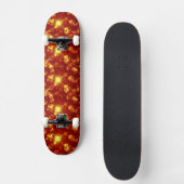 Orange und Gelb Skateboard (Vorderseite)